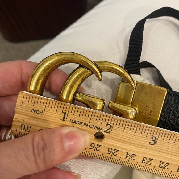 GUCCI Reversible Belt Double G Sz 85 - Picture 15 of 16